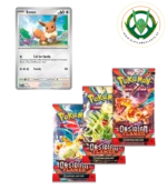 Cartas Pokémon | Blister Obsidian Flames - Eevee - Imagen 2
