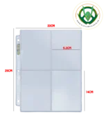 Ultra·PRO | Página de 4 bolsillos Platinum para Archivador - Imagen 2