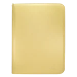 Carpeta con cremallera 360 bolsillos color amarillo