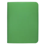 Carpeta con cremallera 360 bolsillos color verde