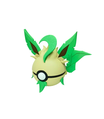 Leafeon Ball Impresa en 3D Coleccionable
