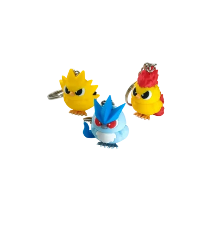 Llaveros 3D Línea Aves Legendarias 1ªGen