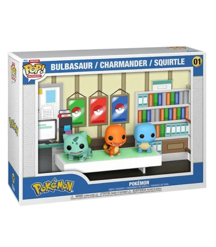 Funko Pop! Pokémon Moment Bulbasaur/Charmander/Squirtle Nº01