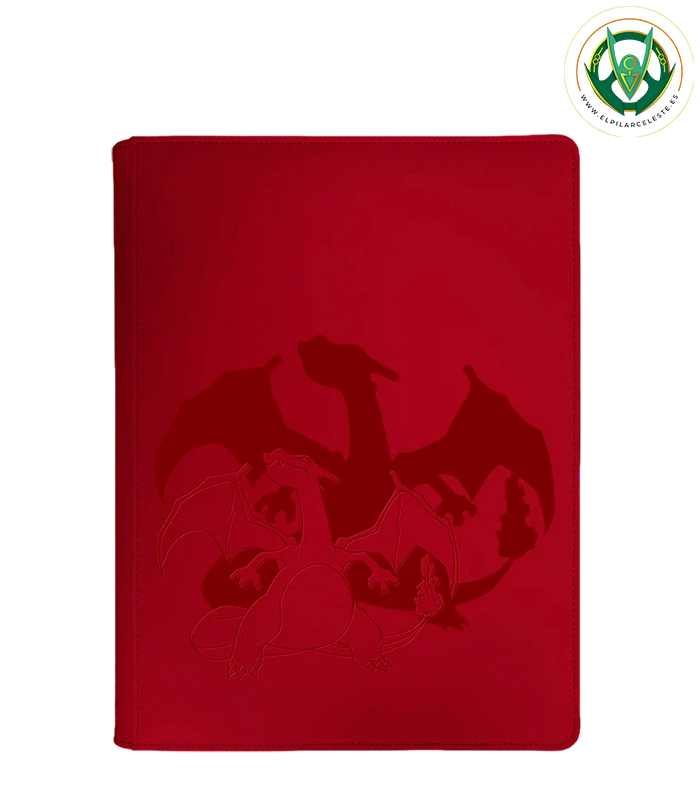 CHARIZARD CARPETA 360 carpeta 360 bolsillos con cremallera charizard