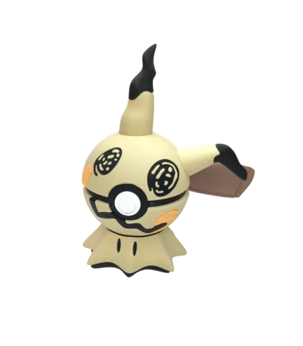 Mimikyu Ball (con base) Impresa en 3D Coleccionable