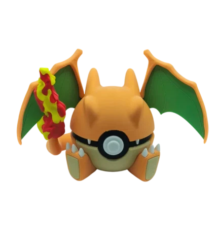 Charizard Ball Sentado 3D Coleccionable