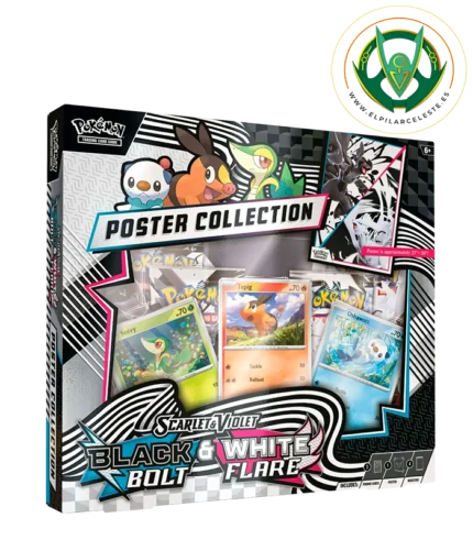 poster fulgor negro y llama blanca