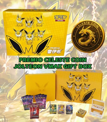Celeste Coin | Premio Exclusivo Jolteon VMAX Gift Box
