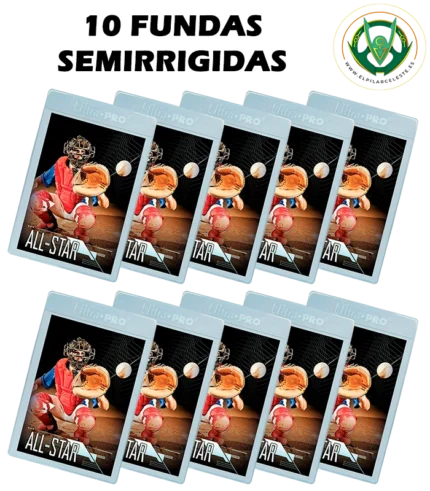 10 fundas semirrigidas ultrapro