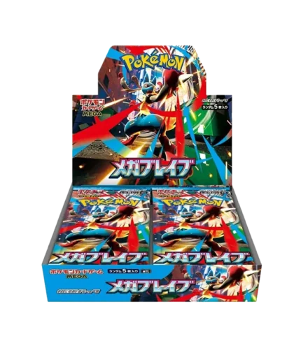 cartas pokemon booster box mega brave