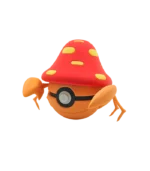 pokemon parasect ball 3d