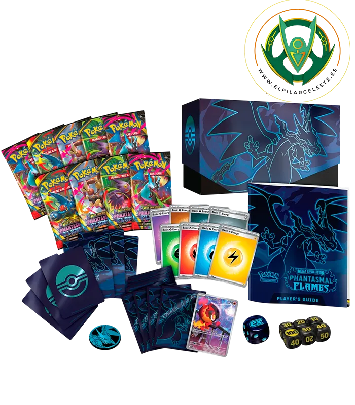 Cartas Pokémon | ETB Phantasmal Flames - Elpilarceleste