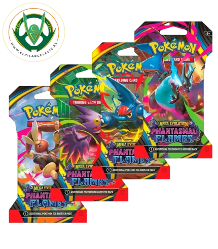 cartas pokemon blister fuegos fantasmales