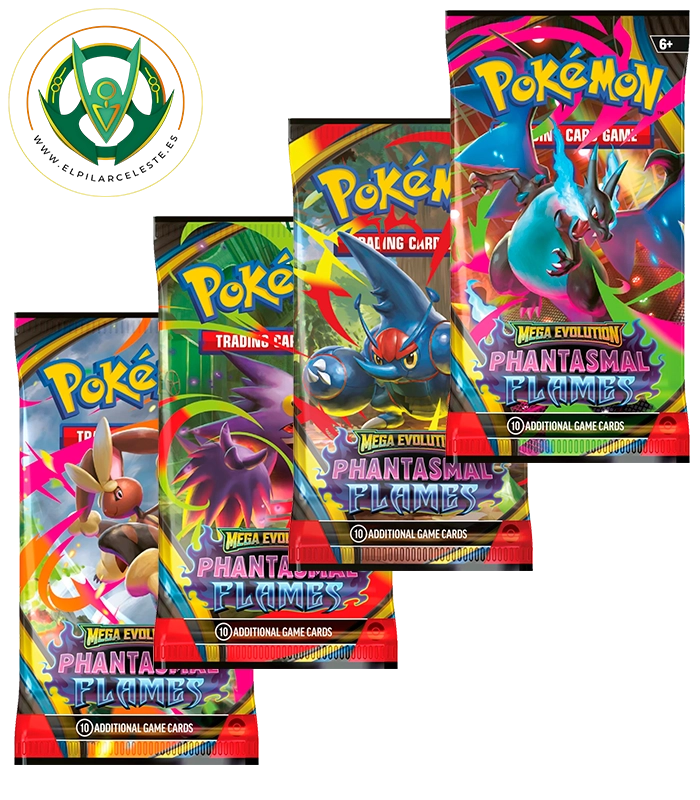 SOBRE FUEGOS FANTASMALES cartas pokemon sobre phantasmal flames