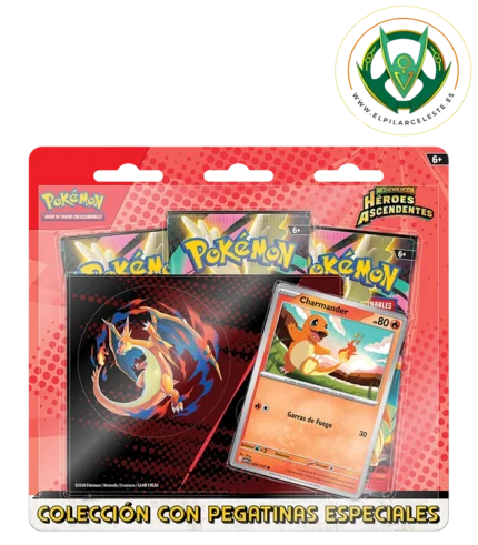 heroes ascendentes coleccion con pegatinas