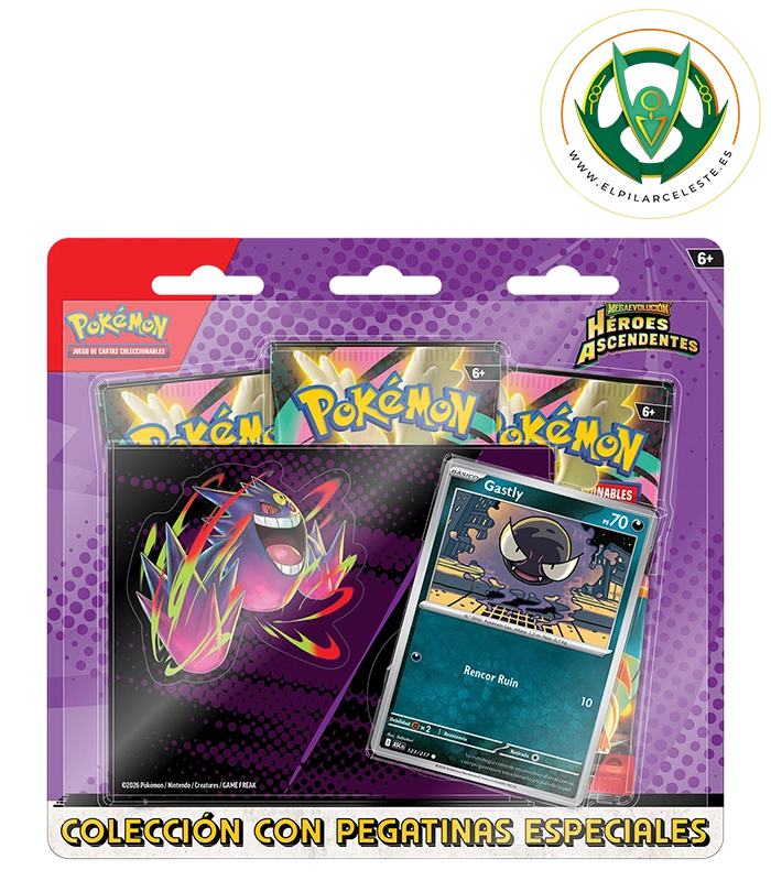 heroes ascendentes coleccion con pegatinas