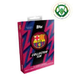 topps fc barcelona tin collector