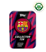 topps fc barcelona tin collector