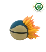Figura Cyndaquil Ball 3D Coleccionable - Imagen 3