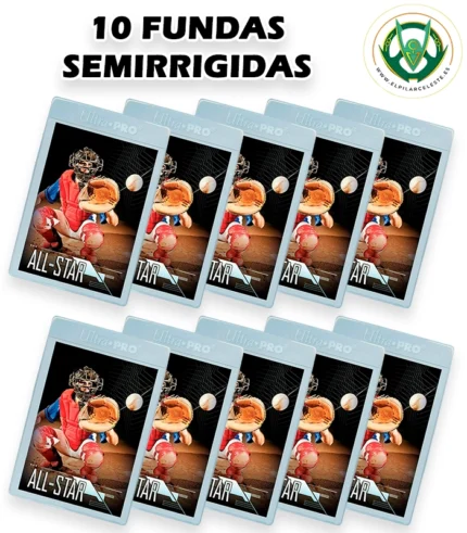 10 fundas semirrigidas ultrapro