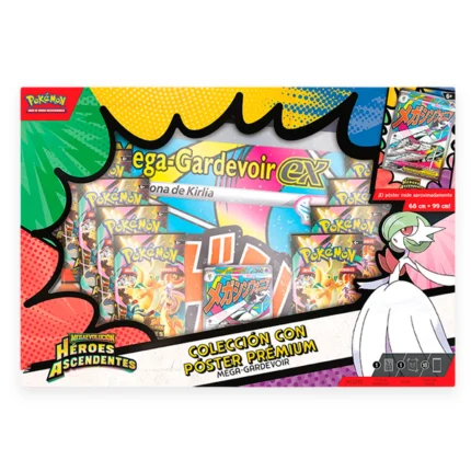 coleccion premium con poster mega gardevoir
