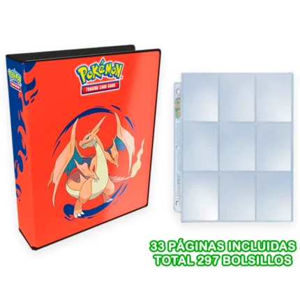 archivador mega charizard