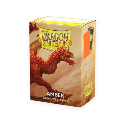 dragon shield matte amber