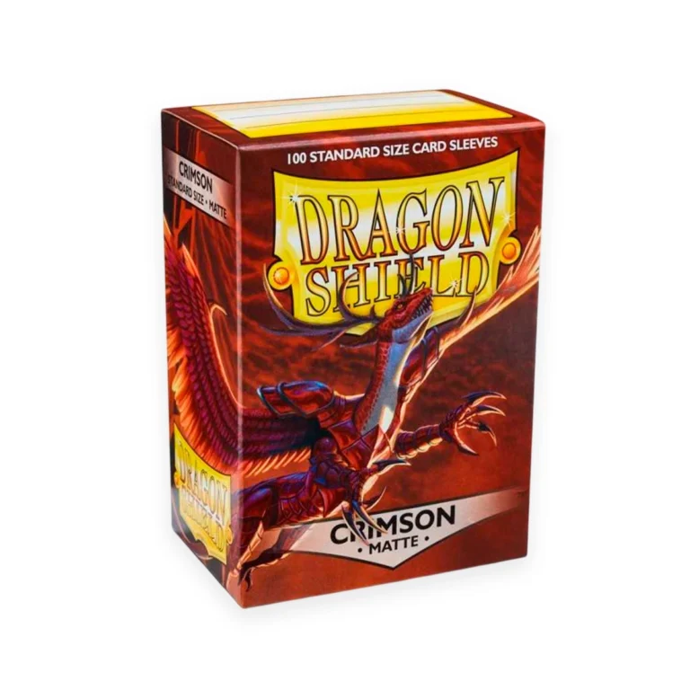 dragon shield matte crimson